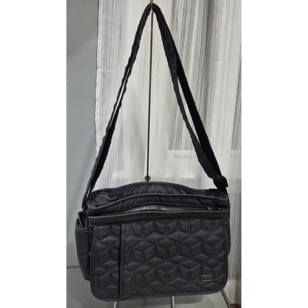 Lug Wings Multi-purpose Travel Quilted Bag‎ Crossbody Water Resistant RFID Gray